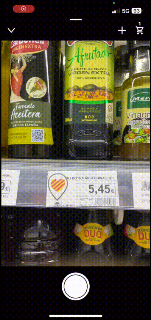 A preview of the app